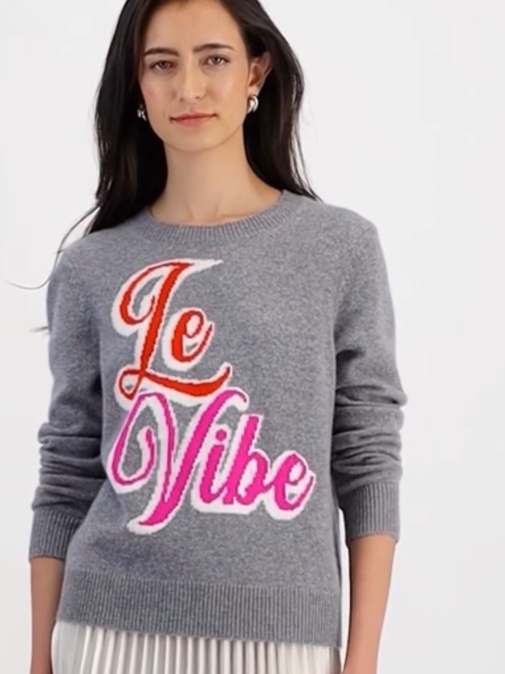 Charter Le Vibe Chunky Crewneck Sweater Size Large